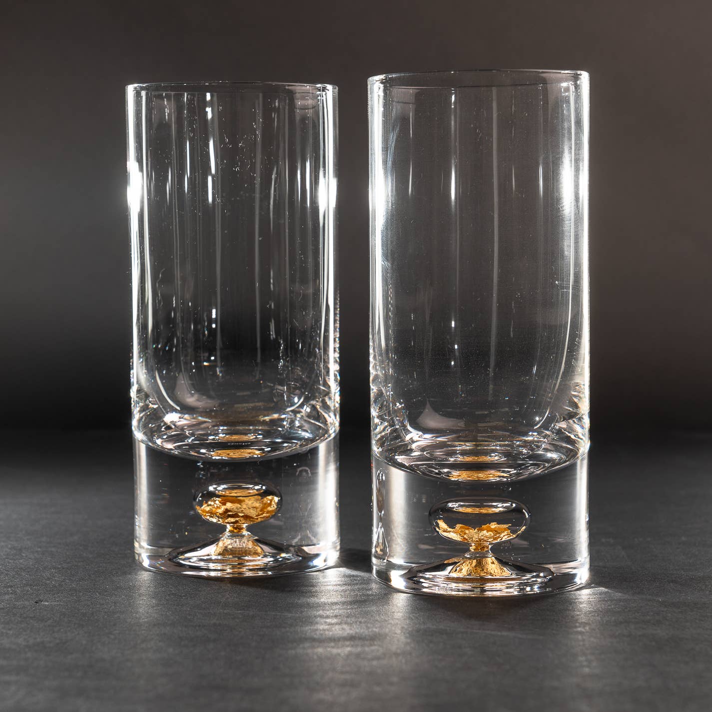 Gold Flake Glass Set