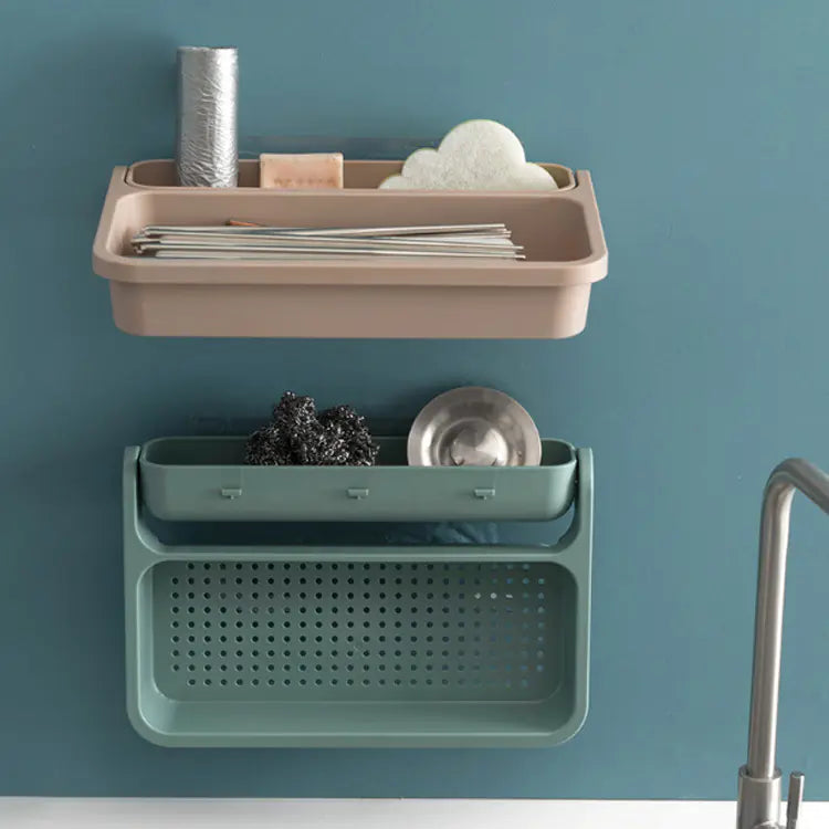 Kitchen No-Drill Collapsible Drain Rack for Vegetables