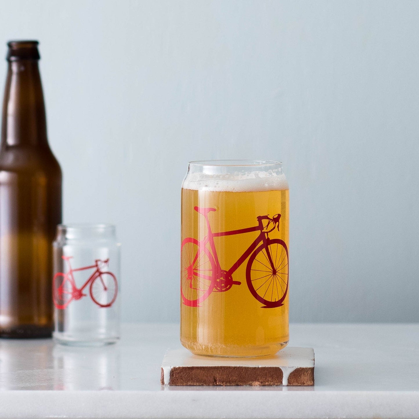 Bicycle Can Glass: Bike Party - Assorted Colors