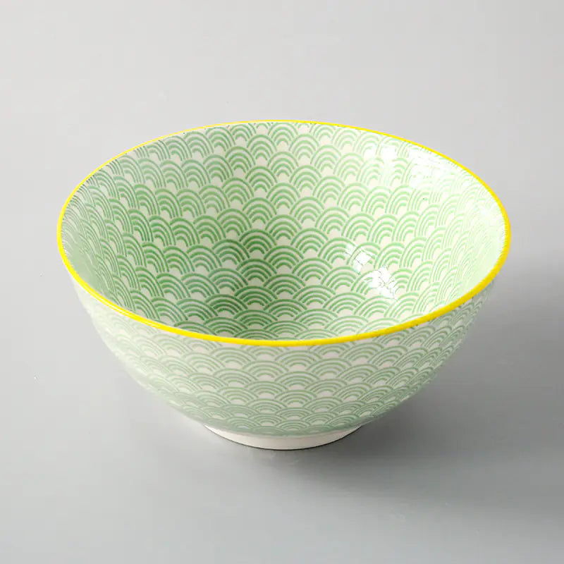 Japanese Style 8-Inch Ceramic Ramen Soup Bowl