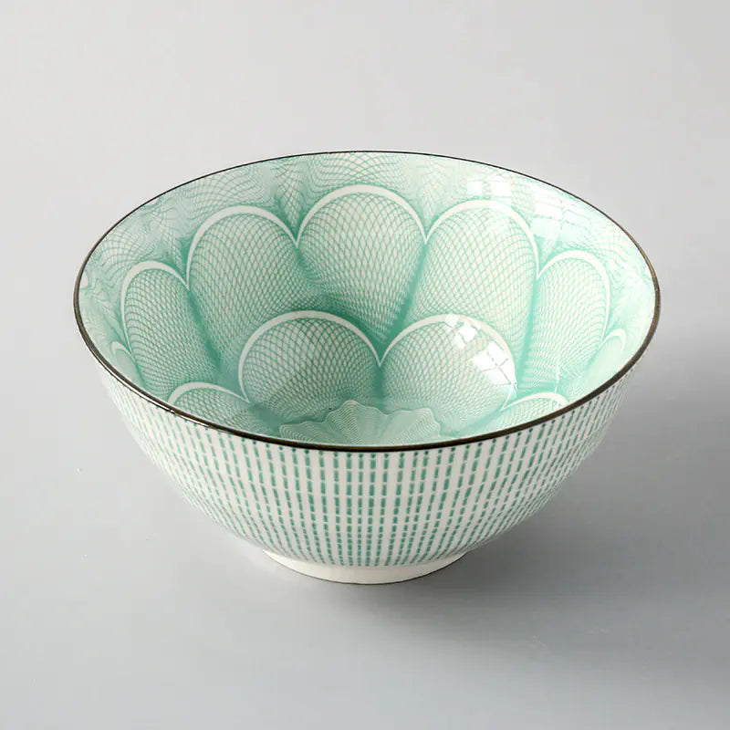 Japanese Style 8-Inch Ceramic Ramen Soup Bowl