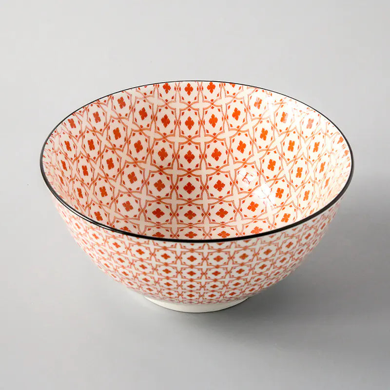 Japanese Style 8-Inch Ceramic Ramen Soup Bowl