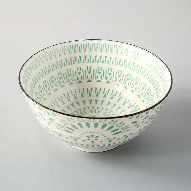 Japanese Style 8-Inch Ceramic Ramen Soup Bowl